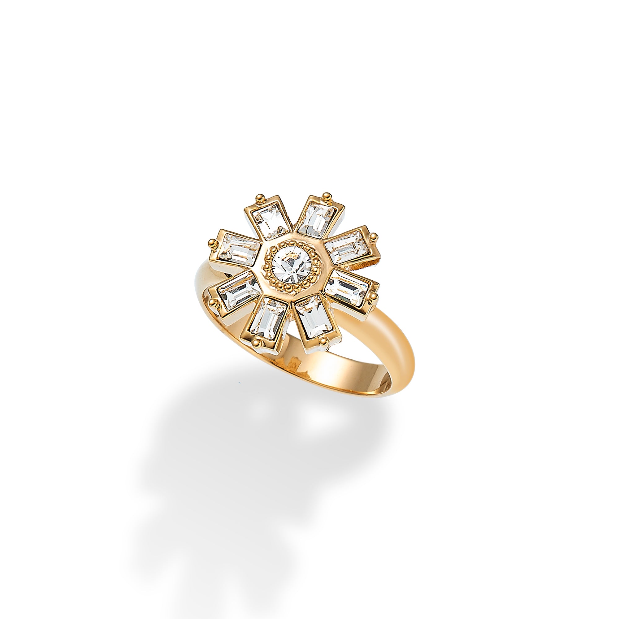 Sparkler Triangle Ring