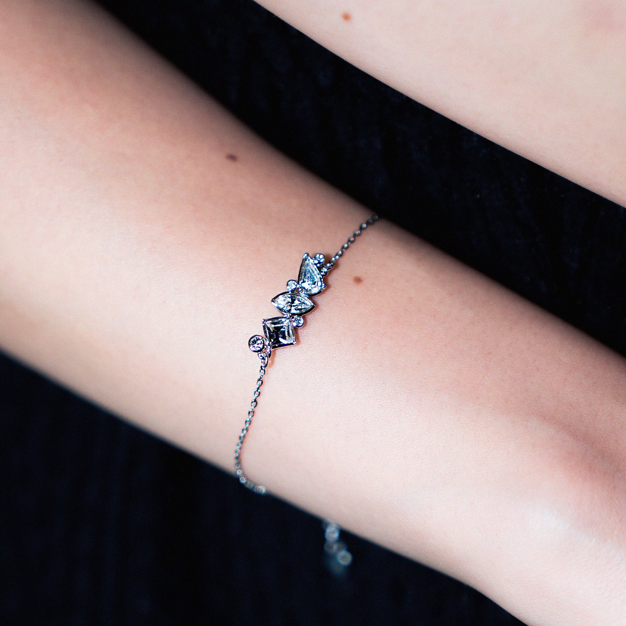 Sparkler Triangle Ring