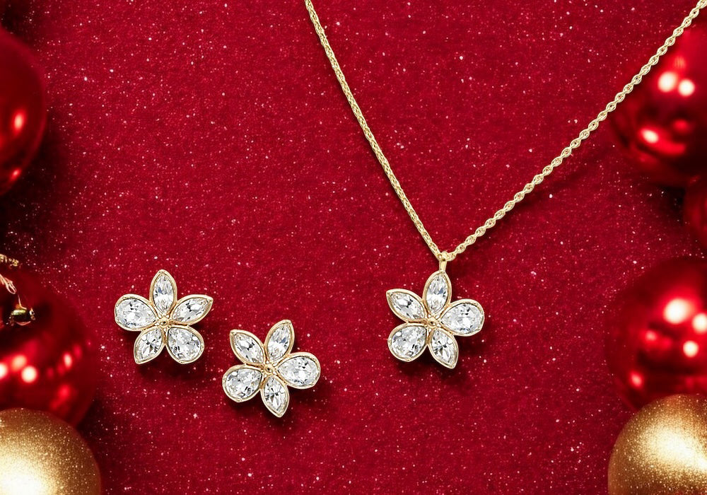 クリスマス特集 第一弾：冬のきらめきを集めたフラワージュエリー