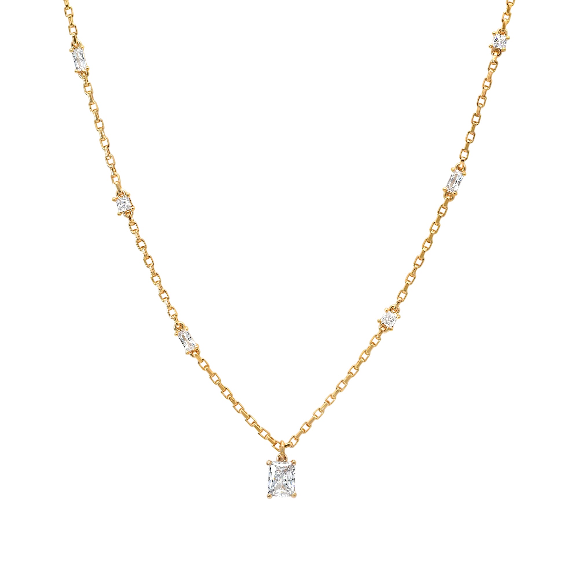 クリスタルプリズム ネックレス