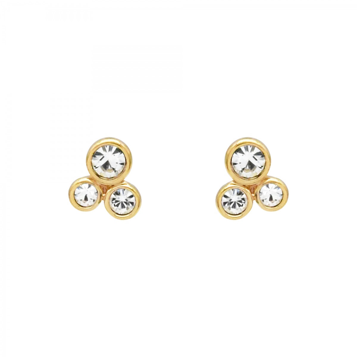 クリスタルチェーン ピアス