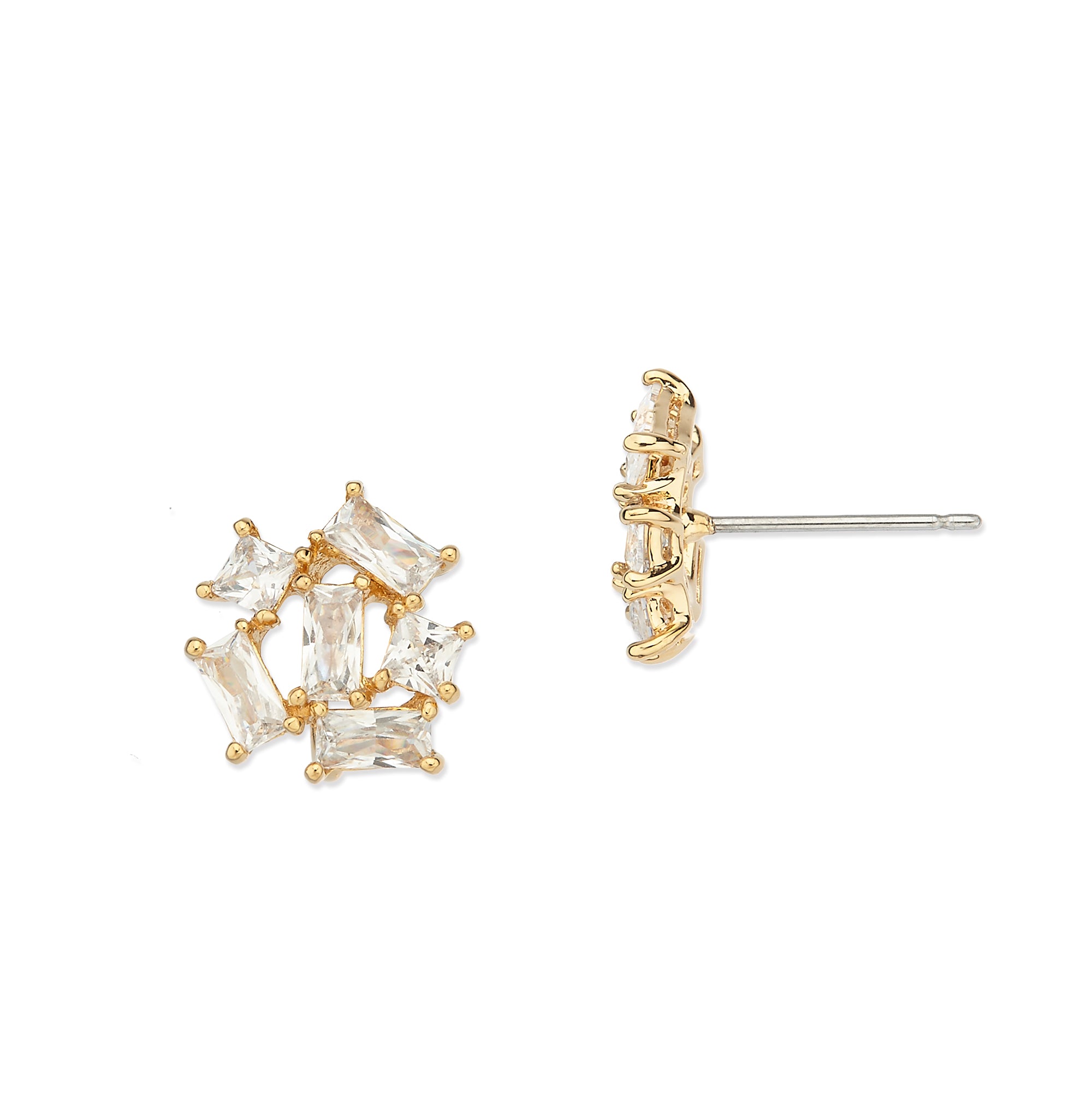 クリスタルプリズム ピアス