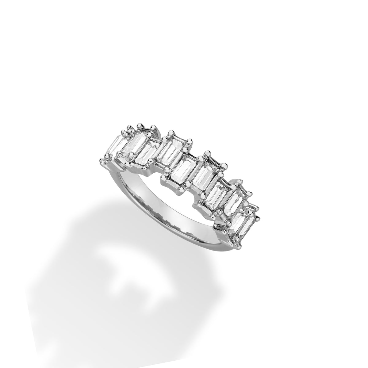 GG Continuum baguette ring